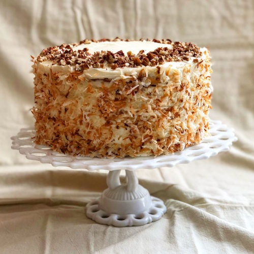 Amaretto Almond White Cake - Shugary Sweets